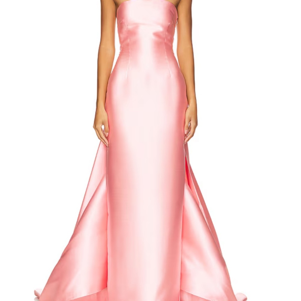 SOLACE LONDON Imani maxi dress in soft pink